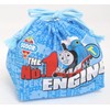 o-esuke- Lunch Drawstring Blue Approx. 27 × 16 cm (Bottom/Approximately/16 X/12 cm) Thomas Drawstring