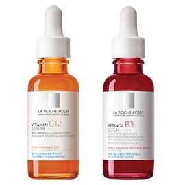 La Roche-Posay La roche posay retinol b3 serum anti-arrugas 30 ml + Pure Vitamin C10 Serum Facial de Vitamina C Pura y Acido Salicilico