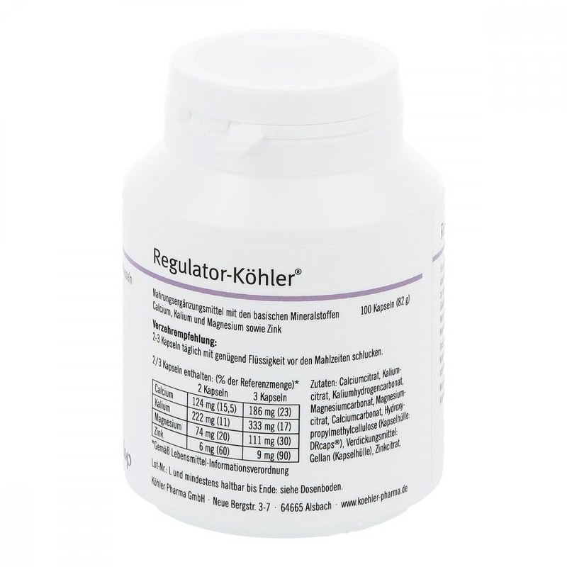 Regulator-Köhler Gastric Juice-Resistant Capsules