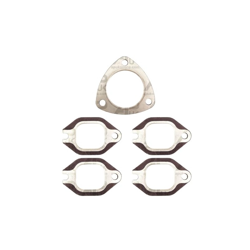 APUK 4 Cyl Exhaust Manifold Gasket Kit Replacement for Ford