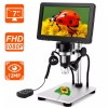 MUSTOOL TOMLOV 7" Lcd Digital Microscope 1200x Coin Magnifier 1080p