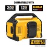 DEWALT 20V MAX Bluetooth Speaker, 100 ft Range, Durable for