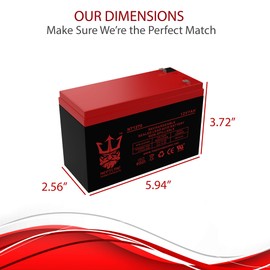 Neptune 12V 7Ah NT-1270 Rechargeable SLA Sealed Lead Acid Battery- 2 Pack