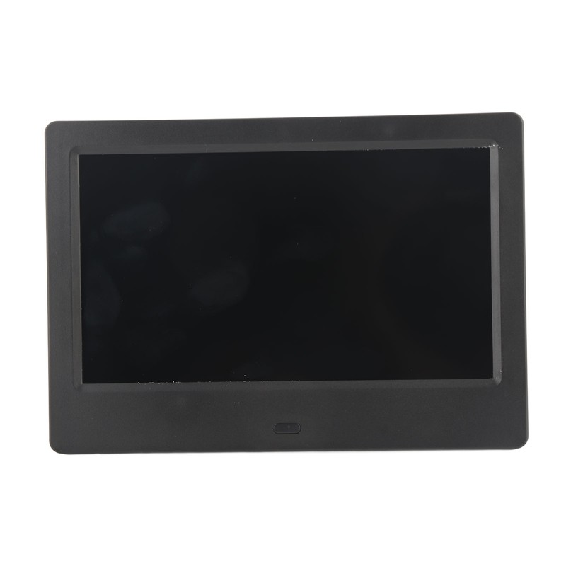 7 Inches Black Brightness Alarm Clock WIFI Synchronous Update With