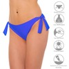 Aquarti Women's Bikini Bottoms with Side Lacing - Hip Briefs
