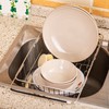 Dish Drying Rack Expandable Dishes Drainer Over The Sink Adjustable