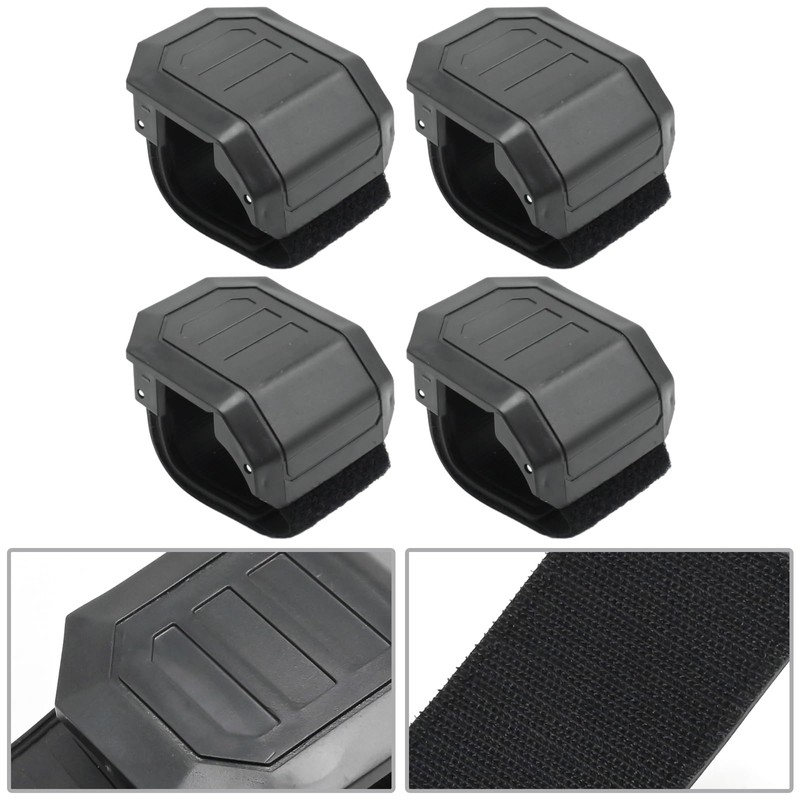 ZUDKSUY 4Pcs UTV Front Windshield Clamps Kit, Adjustable Windshield Fixed
