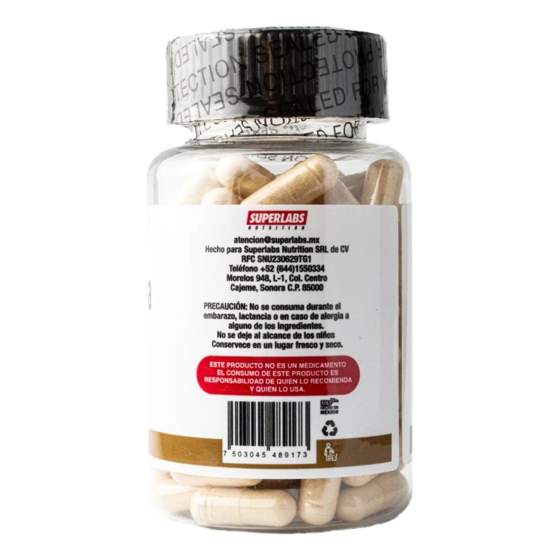 Superlabs Nutrition Maca Peruana 500mg 100 Capsulas Sfn