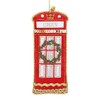 Gisela Graham Luxury Telephone Box Fabric Christmas Tree Decoration