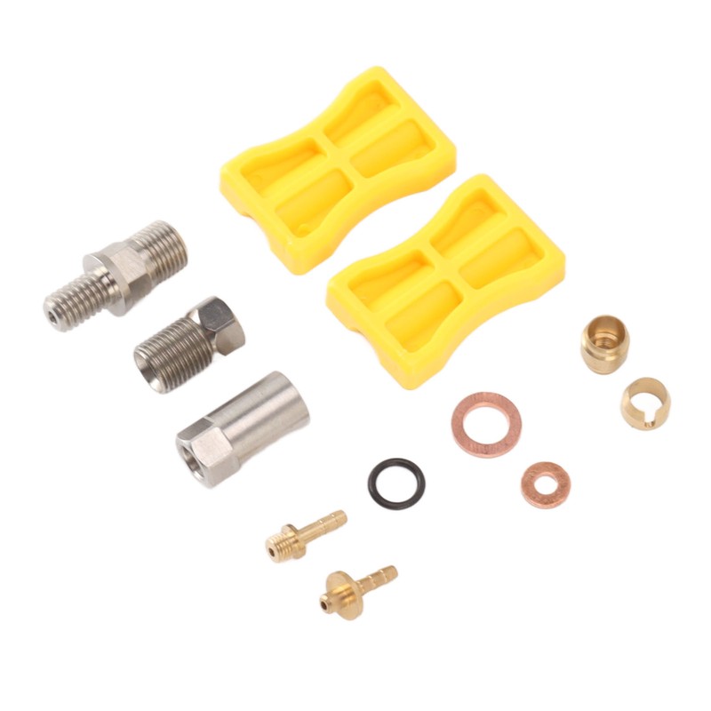 Bike Brake Hose Connector Aluminum Alloy Hydraulic Brake Hose Straight