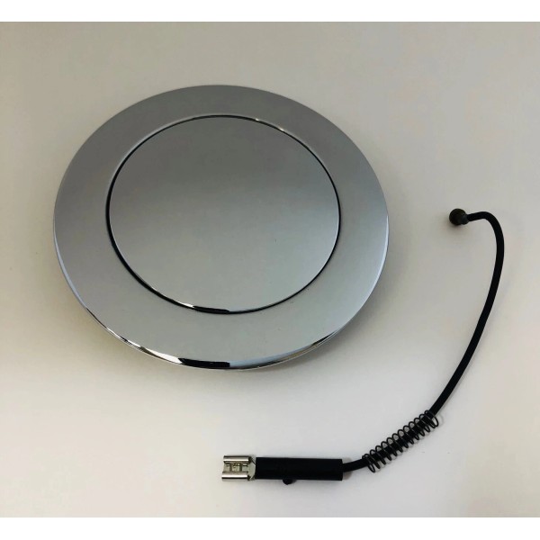 HRC Chrome Billet Horn Button Fit GM 9 Hole steering