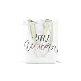 Le Jardin du Lin Bedruckte Einkaufstasche, Tasche, Faltbar, Stofftasche mit Zwei Langen Henkeln, Größe: 34x40 Cm