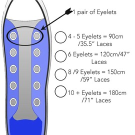 120cm/47" Black Flat Waxed Trainer Shoe laces Smart Laces® ideal laces for adults or kids Trainer & Sneaker Shoelaces