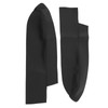 1 Pair Front Door Panel Armrest Cover Microfiber Leather Car