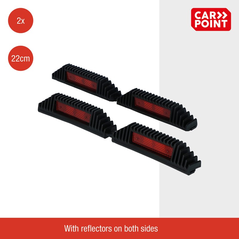 CARPOINT CPT2237804 2237804 Door Edge 220 mm Double Black