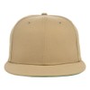 Lids Blank Full Court w/Colored Under Visor Fitted Cap Khaki/Green