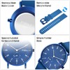 FIZILI Men's Watch Ultra-Thin Minimalist Waterproof Fashion Watch for Men