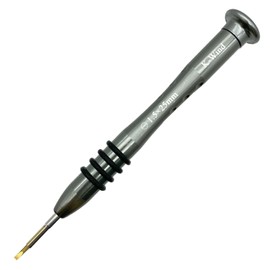 Flathead Screwdriver 1.5mm, Mini Slotted Screwdriver -1.5mm Flat Head, Magnetic, Lightweight, S2 High Alloy Steel Flat Blade, Smooth Turning Cap