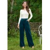 Rasutina Women Wide Leg Velvet Pants High Waist Palazzo Pants
