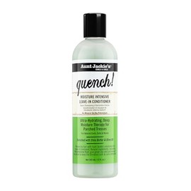 Aunt Jackie's Quench, Moisture Intensive Leave-in Conditioner, Ultra-Hydrating, Deep Moisture Therapy for Parched Hair, 12 Ounce Bottle