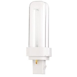 Satco S8320 Compact Fluorescent Bulb; 4100K Cool White Light; 13 Watt 120 Volt; GX23-2 Base T4 Quad 2-Pin Tube for Magnetic Ballasts (5 CFL Light Bulbs)