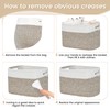 3 Pack Shelf Woven Storage Basket, Closet Rope Baskets For