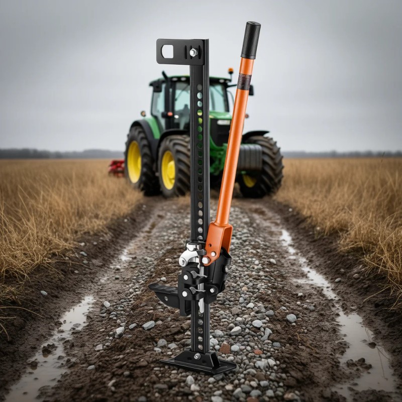 Farm Jack 33 Inch Winch Lift Manual Steel Car Jack