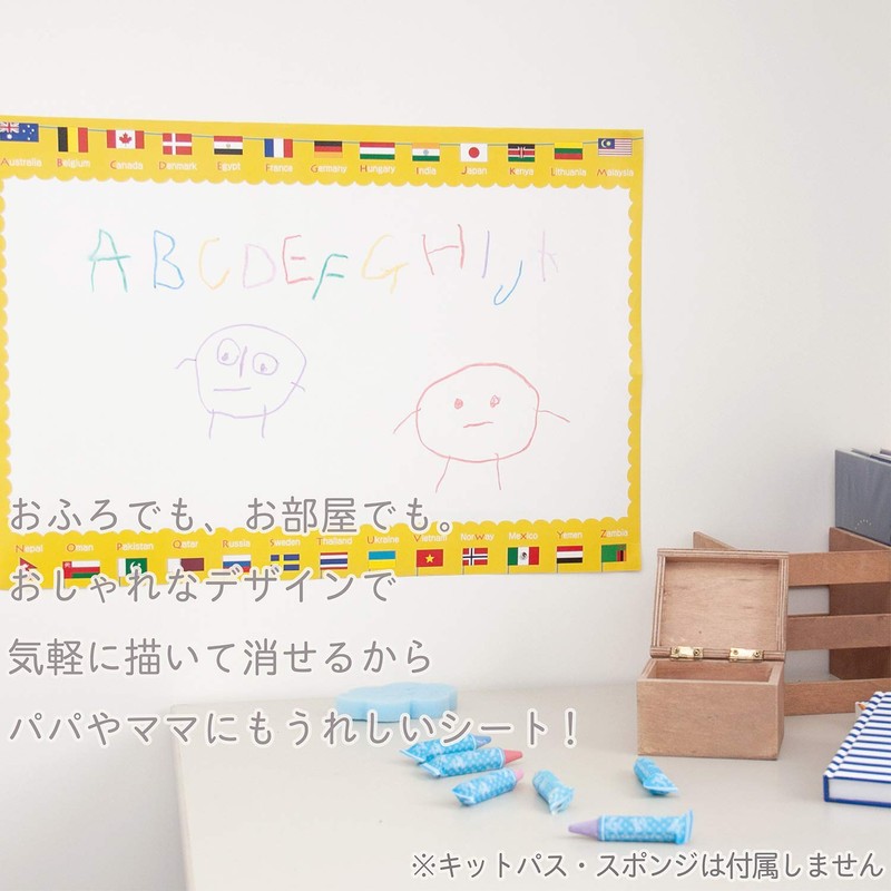 Nippon Rikaku Bath De Kit Pass Sheet Flag Pattern OFB-W