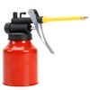 250ml Hand Oil Can, Pump Oiler Can with 2 Spouts