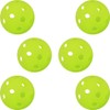 GP Baseball Batting Practice Balls, Perforated, Polyethylene, Fluorescent Green, 2.8