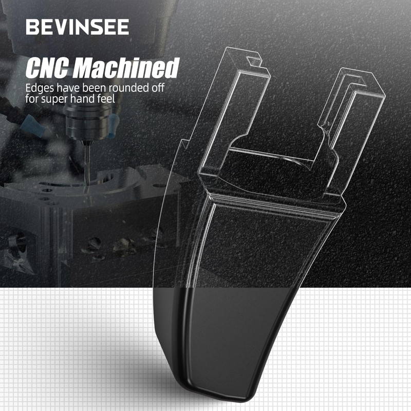 Bevinsee 2pcs Seat Release Lever Knob Latch Handle Left &