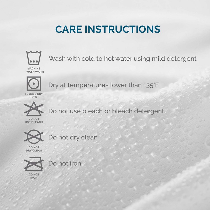 LUCID Premium Hypoallergenic 100% Waterproof Mattress Protector, Cotton Terry Top,