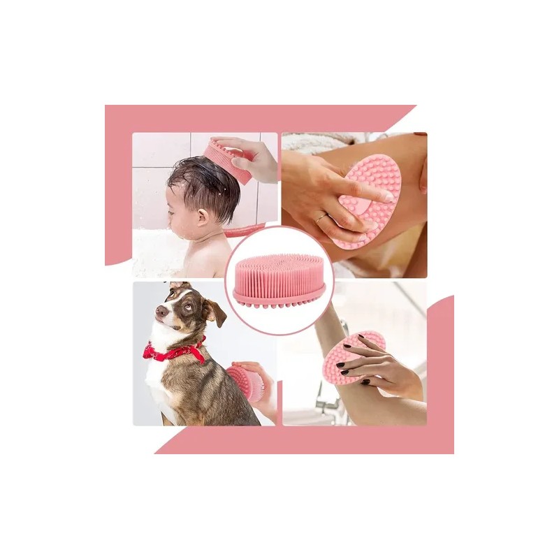Juego 2 Cepillos Corporales Exfoliantes Silicón
