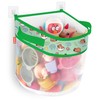 UNEEDE Bath Toy Storage with 3 Compartments, Bath Toy Storage,