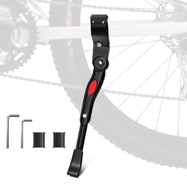 WinGluge Bicycle stand, mountain bike, bicycle stand, aluminium alloy rear stand, height adjustable bicycle stand, non-slip side stand, children's bicycle stand