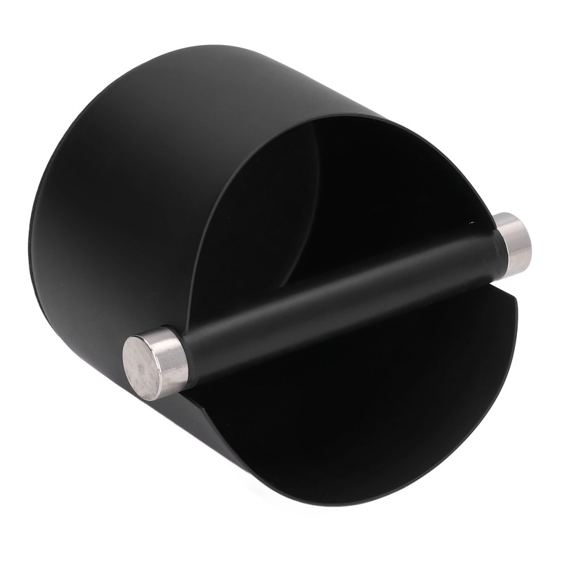 Coffee Grounds Bucket Stainless Steel Rubber Coffee Dump Bin for