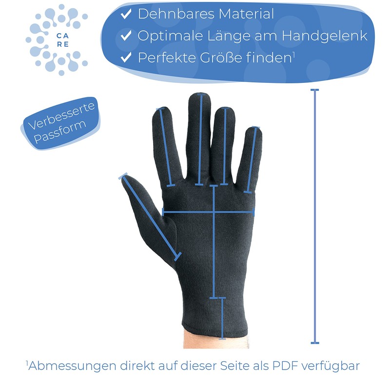WELL B4 Dermatest Very Good Cotton Gloves 2 Pairs 100%