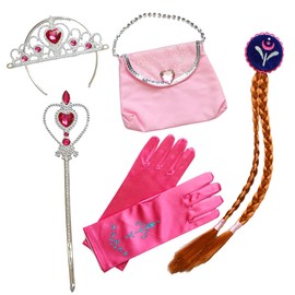 monoii d781 Children's Cosplay Set, Snow Queen, Princess, Costume, Accessories, Kids, Princess, Tiara, Accessory