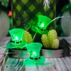Impress Life Green Hat String Lights, Battery Operated/USB Plug-in 10ft