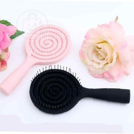 Graphic Hair Brush Hair Comb Curly Hair Brush Black / 긋픽 헤어브러쉬 머리빗 곱슬머리브러쉬 블랙
