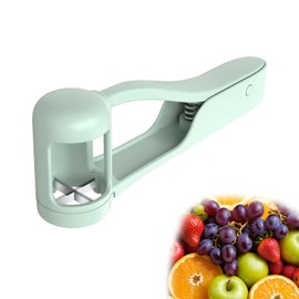 LERANXIN Tomato Slicer, Fruit Cutter, Stainless Steel Grape Cutter, Grape Cutter, Quarter Cutter for Cutting Tomatoes, Grapes and Strawberries