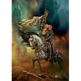 Educa - Joan of Arc - 1000 Piece Jigsaw Puzzle - Puzzle Glue Included - Completed Image Measures 26.8" x 18.9" - Ages 14+ (19260)