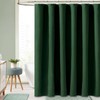 BTTN Extra Long Fabric Shower Curtain, 84 Inch Linen Textured
