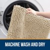 OLANLY Bathroom Rugs 59x35, Extra Soft Absorbent Chenille Bath Rugs,
