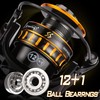 Sougayilang Spinning Reel, Lightweight Reels 12+1 Stainless BB Ultra Smooth
