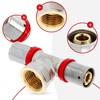 T-Piece PEX Press Fitting 16 x 1/2 Inch x 16