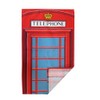 Elgate London Red Telephone Box Tea Towel - British Souvenir