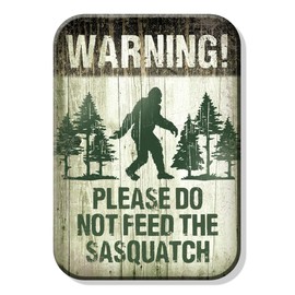 Desperate Enterprises Don't Feed Sasquatch Refrigerator Magnet - Funny Magnets for Office, Home & School - Made in The USA
