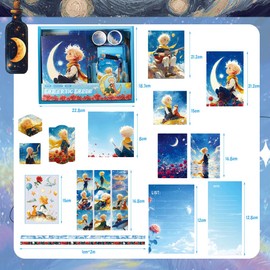 MIFKLMV ﻿251 Pcs DIY Journal Kit, Journal Kit Scrapbook & Diary Supplies Set, Diary Christmas Birthday Gifts Kids Joumals Ages 6 7 8 9 10 11 12 Year Old