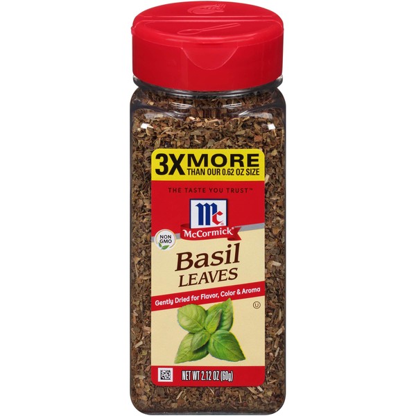 McCormick Basil Leaves, 2.12 oz